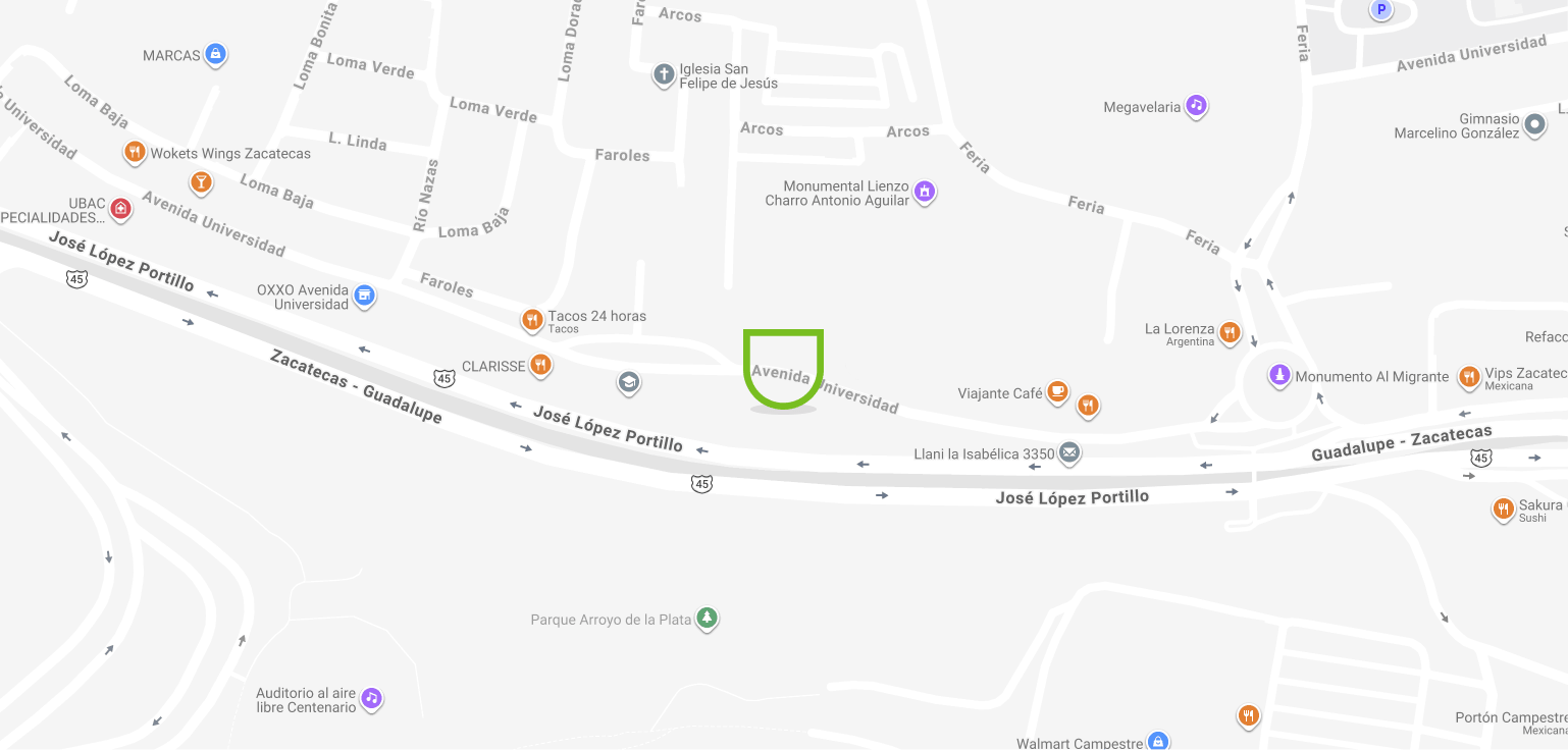 Mapa-Zacatecas
