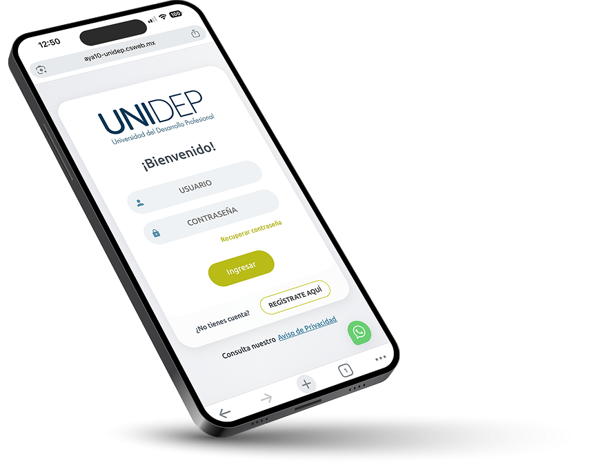 App UNIDEP en celular